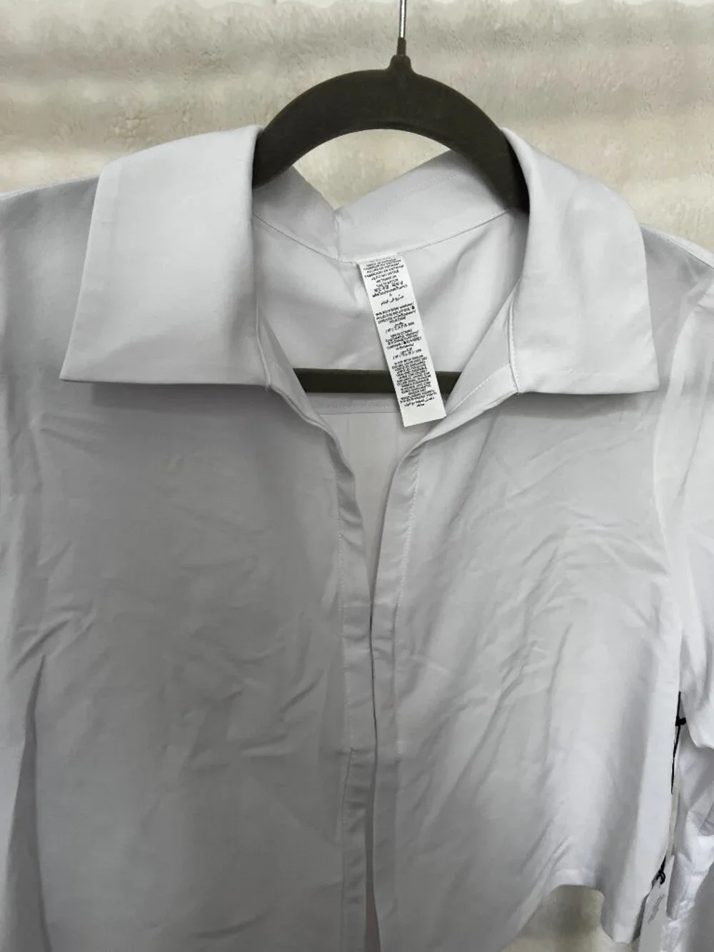 Alo Yoga NWT Cropped Take Me Out Button Up Shirt - White
